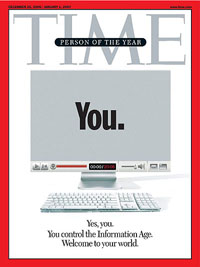 The cover of Time Magazine when the magazine named